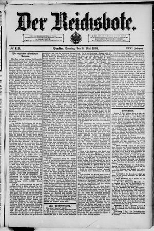 Der Reichsbote on May 8, 1898