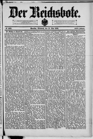 Der Reichsbote vom 18.05.1898