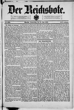 Der Reichsbote on May 19, 1898