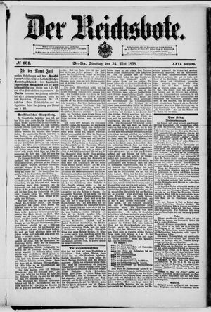 Der Reichsbote vom 24.05.1898