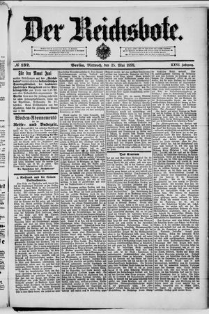 Der Reichsbote vom 25.05.1898