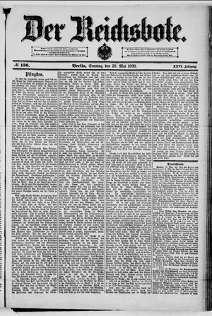 Der Reichsbote vom 29.05.1898