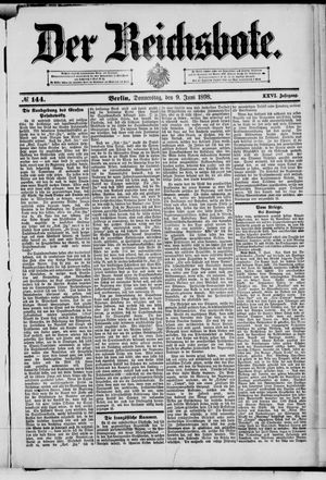 Der Reichsbote vom 09.06.1898