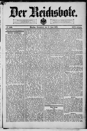 Der Reichsbote on Jun 11, 1898