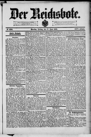 Der Reichsbote vom 17.06.1898