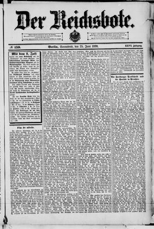 Der Reichsbote vom 25.06.1898