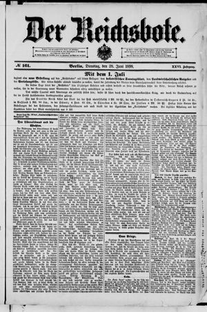 Der Reichsbote vom 28.06.1898