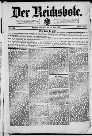 Der Reichsbote on Jun 29, 1898