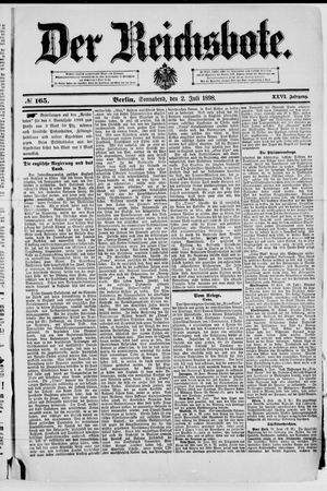 Der Reichsbote on Jul 2, 1898