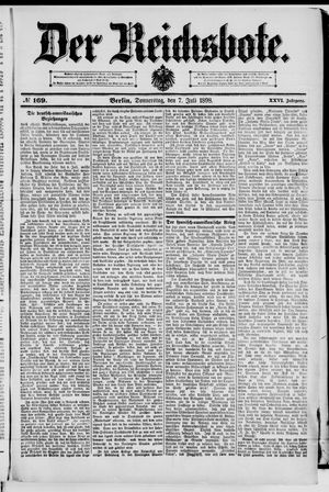 Der Reichsbote vom 07.07.1898