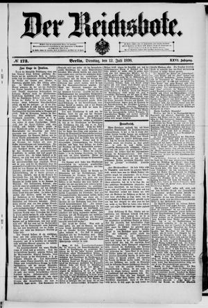 Der Reichsbote on Jul 12, 1898