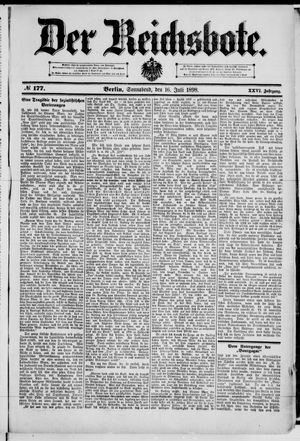 Der Reichsbote vom 16.07.1898