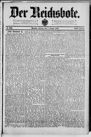 Der Reichsbote vom 05.08.1898