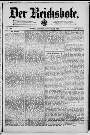 Der Reichsbote vom 06.08.1898