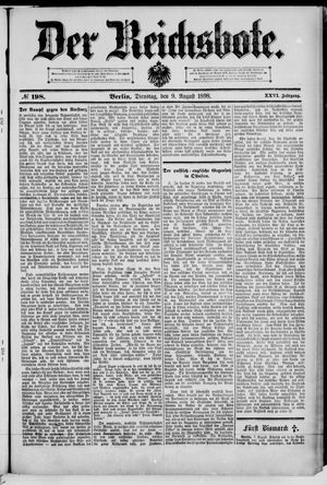 Der Reichsbote vom 09.08.1898