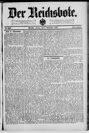 Der Reichsbote vom 02.09.1898