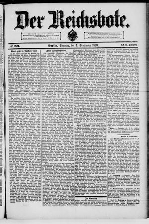 Der Reichsbote vom 04.09.1898