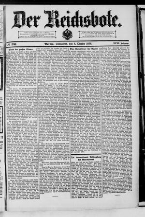 Der Reichsbote vom 08.10.1898