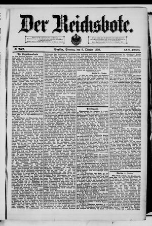 Der Reichsbote vom 09.10.1898