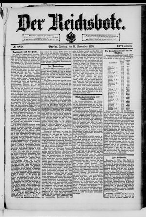 Der Reichsbote vom 11.11.1898