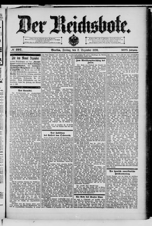 Der Reichsbote vom 02.12.1898