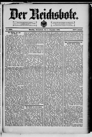Der Reichsbote vom 03.12.1898