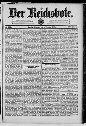 Der Reichsbote vom 04.12.1898
