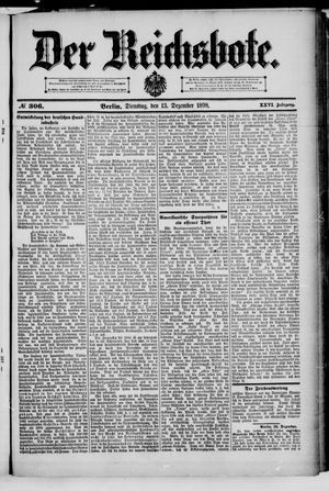Der Reichsbote vom 13.12.1898