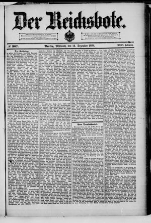 Der Reichsbote vom 14.12.1898