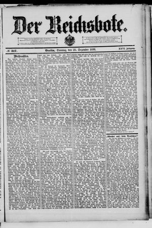 Der Reichsbote vom 25.12.1898