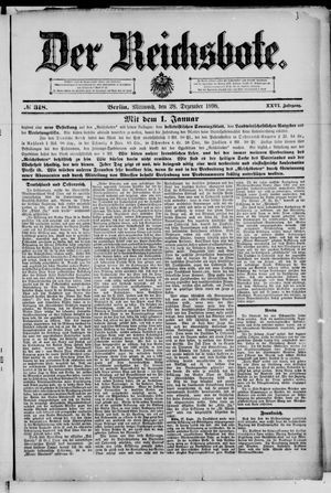 Der Reichsbote vom 28.12.1898