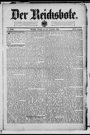 Der Reichsbote on Dec 30, 1898