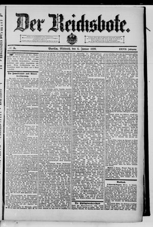 Der Reichsbote vom 04.01.1899