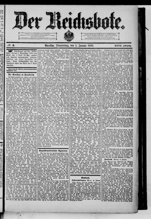 Der Reichsbote vom 05.01.1899