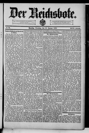 Der Reichsbote vom 10.01.1899