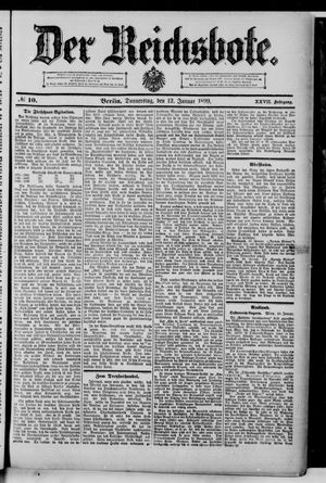 Der Reichsbote on Jan 12, 1899