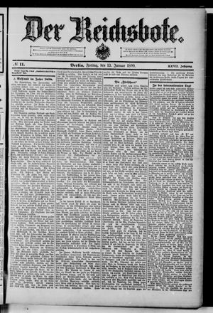 Der Reichsbote on Jan 13, 1899