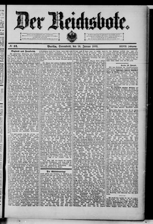 Der Reichsbote on Jan 14, 1899