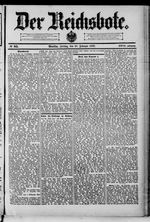 Der Reichsbote vom 10.02.1899