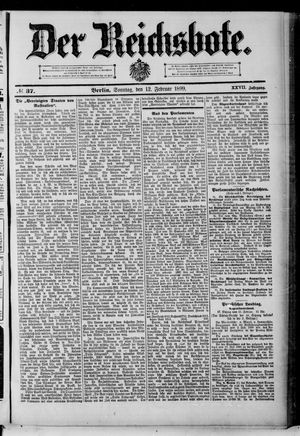 Der Reichsbote vom 12.02.1899