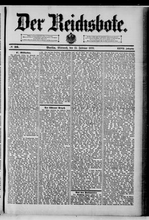 Der Reichsbote on Feb 15, 1899