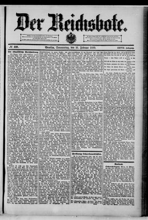 Der Reichsbote vom 16.02.1899