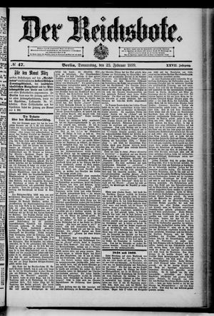 Der Reichsbote on Feb 23, 1899