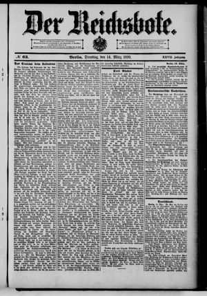 Der Reichsbote vom 14.03.1899