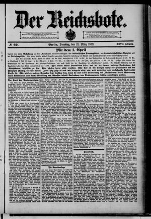Der Reichsbote vom 21.03.1899