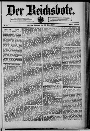 Der Reichsbote vom 26.03.1899