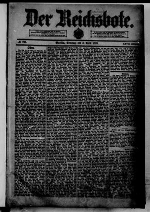 Der Reichsbote vom 02.04.1899