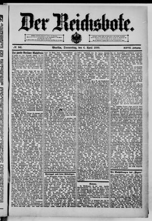 Der Reichsbote on Apr 6, 1899