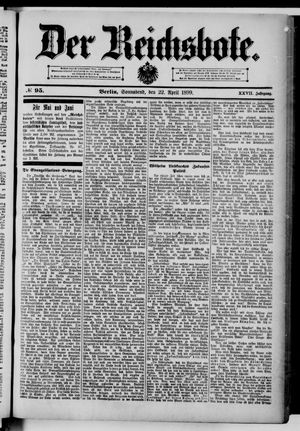 Der Reichsbote vom 22.04.1899