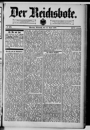 Der Reichsbote on Apr 26, 1899